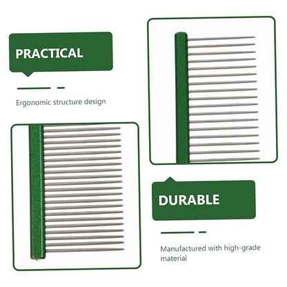 POPETPOP Portable Pet Comb for Cats and Dogs Wear-resistant Grooming Tool for Daily Use Lightweight and Compact Design for Easy Carrying and Storage for Removing Loose Hair and