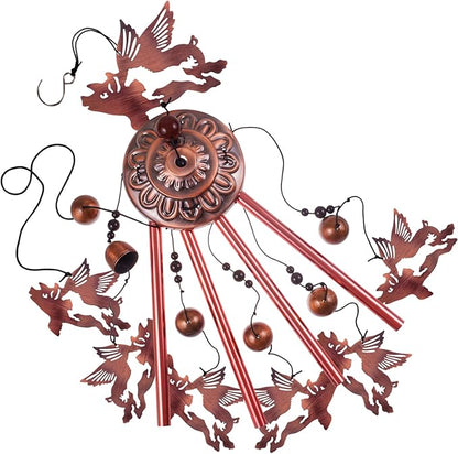 Flying Pig Wind Chimes, Gifts for Mom & Grandma & Woman & Family & Neighbor, Pigs Decoration for Home,Garden,Balconies,Room,Patio,Indoor,Outdoor Wind Catcher, Memorial Windchime, Blessing Wind Bells