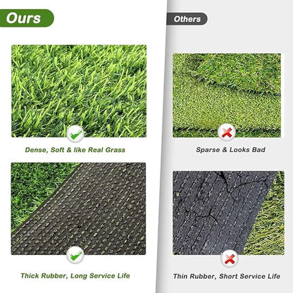 Artificial Grass, Professional Dog Grass Mat, Potty Training Rug and Replacement Turf Outdoor Rug Patio Lawn Decoration, Easy to Clean with Drainage Holes(47.3x31.5 inches)