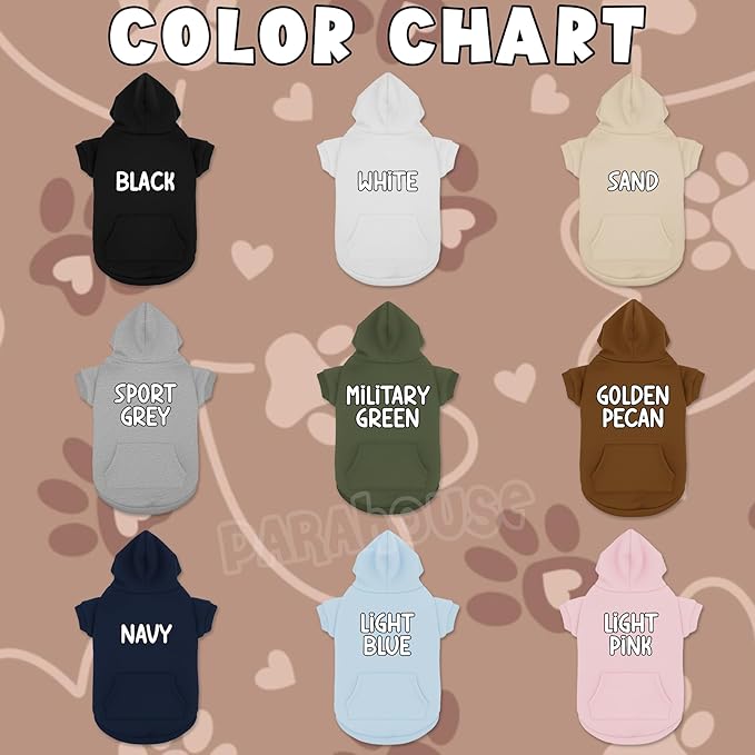 Personalized Dog Hoodie, Custom Embroidered Name Pet Hoodie, Warm Winter Outfit for Dogs, Pet Clothes, Gift for Dog Lovers 4