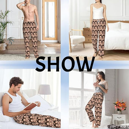 Custom Pajama Pants with Face customized PJ Pants Christmas Valentine gifts for Men Women