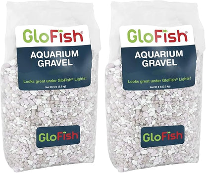 GloFish Aquarium Gravel, Pearlescent, Complements Tanks and Décor (AQ-78484), 5 Pounds (Pack of 2)