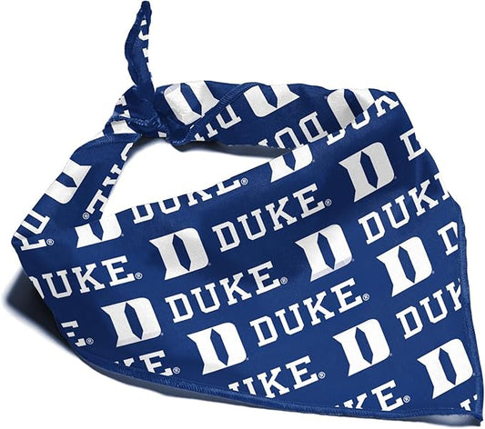 Duke Blue Devils Officially Licensed Bandana for Dogs and Cats | Fits Pets Great Gift Idea | Easy-to-Tie (Small, 13")