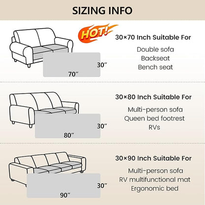 gogobunny 3X Stronger Waterproof Pet Blanket, Scratch Proof Furniture Protector for Dogs Cats, Reversible Cover 30x70 Inch, Dark Chocolate