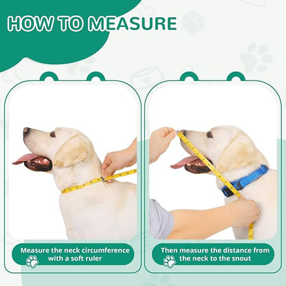 GLADOG Soft Cone Collar, 3 PCS (XL is Only 1 PCS) Flexible Plastic Cone for After-Surgery Recovery, Adjustable E-Collar for Large/Medium/Small Dogs and Cats