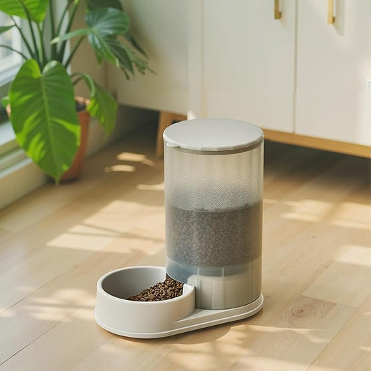 Automatic Pet Feeder, 5 Lbs Dog Food Capacity, Gray