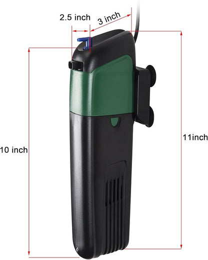Internal Green Water Killer Aquarium Filter Tank U-V Pump