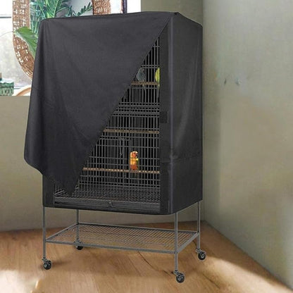 Parrot Cage Cover Breathable,Black Out Lightweight Washable Dust Proof Hood for Lovebird Canary Conure Cockatiel Parakeet Pet Night