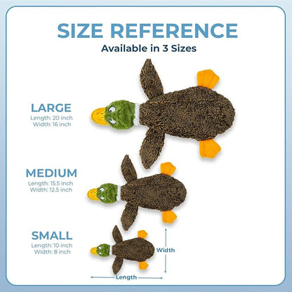 Best Pet Supplies Squeaky Dog Toys with Soft Durable Fabric for Small, Medium and Large Pets Interactive Toy for Indoor Play, Supports Active Biting and Play - 4 Figures, Large