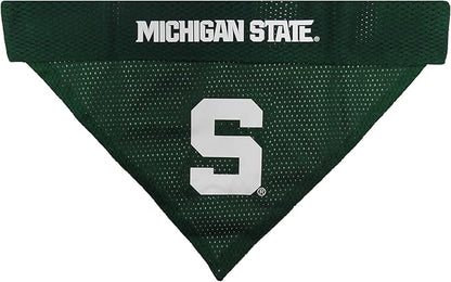 Pets First Collegiate Pet Accessories, Reversible Bandana, Michigan State Spartans Size XX-Large