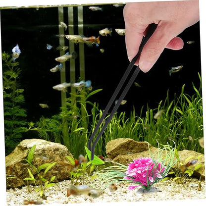 Yardwe 4pcs Aquarium Tank Cleaner Tools Set Tweezers Pipette Easy Water Change for Fish Tanks