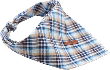Lionet Paws Dog Bandana Washable Cotton Handkerchief Scarf Triangle Bandana for Small Medium Large Dogs