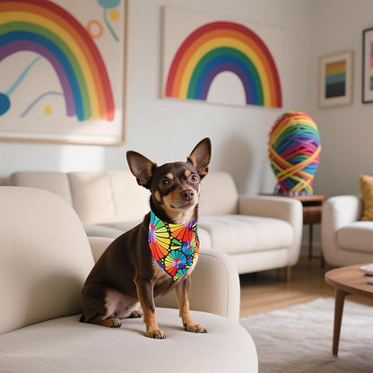 30 Pack Pride Dog Bandanas Bulk for Small Dogs Kittens Breed 18 Inch Rainbow Dog Bandanas XS Puppy Doggy LGBT Dogs Bandana Grooming S