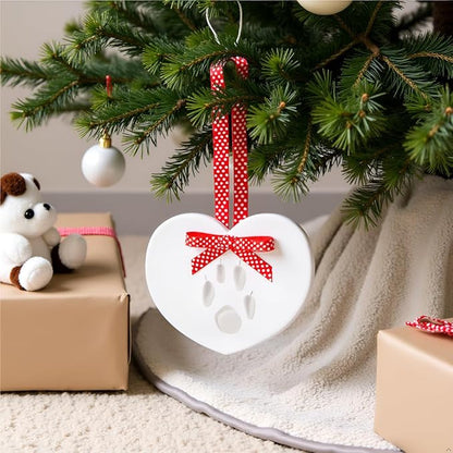 Pearhead Pet Paw Print Valentine’s Ornament Kit – Heart-Shaped Clay Pawprint Keepsake for Dogs & Cats, DIY Valentine’s Day Pet Gift & Memorial