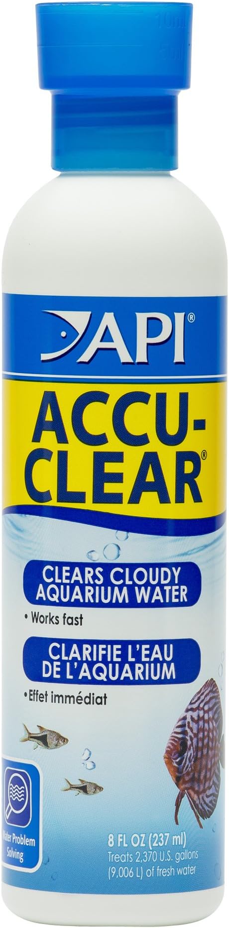 API ACCU-CLEAR Freshwater Aquarium Water Clarifier and API TAP WATER CONDITIONER Aquarium Water Conditioner