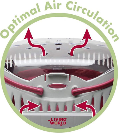 Living World – Pet Carrier for Small Pets, Large
