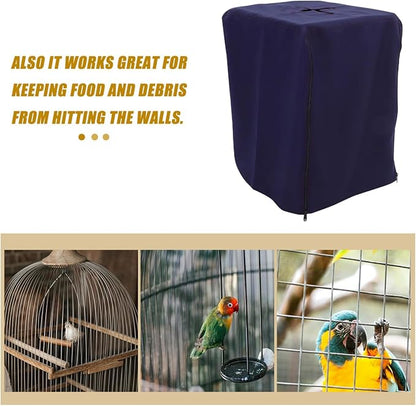 Bird Cage Cover, Large Bird Cage Cover Thicken Parrot Cage Protector Night Bird Cage Cloth Cover Pet Outdoor Family