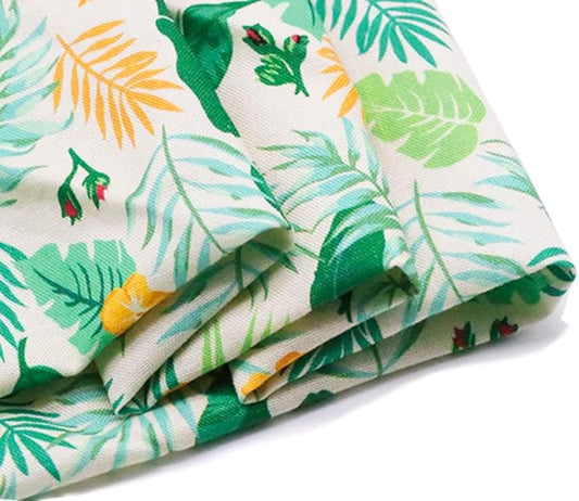 ARING PET Summer Dog Bandanas, Autumn Leaf Floral Kerchief Triangle Bibs Scarf for Puppy Small Medium Large Boy Girl Dogs Cats-L