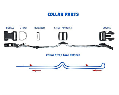 MS-5 Automatic Pet Door Collar, Genuine High Tech Pet Brand Dog Collar for Power Pet Doors - Deluxe Strap (Mac, Medium) - DC-MAC-MS5-M