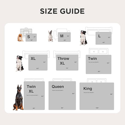 Bedsure Waterproof Blanket for Bed - Sherpa Fleece Waterproof Dog Blankets for Large Dogs, Pet Blankets for Bed/Couch/Dog Crate, Soft Plush Reversible Furniture Protector, King Size, 108"x86", Black