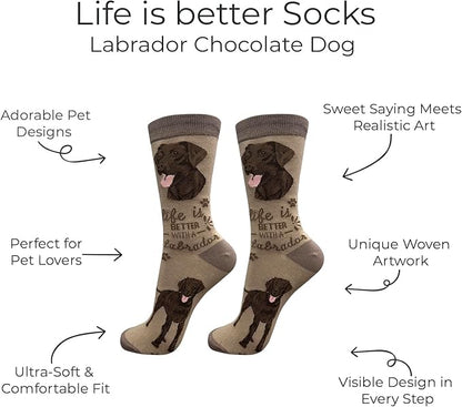 E&S Pets Pet Lover Socks - Dog & Cat Socks - Unisex Novelty Gifts