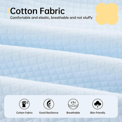 QBLEEV Parrot Anti-Scratch Shoulder Protector, Bird Diaper Poop Cover Pad for Parakeets Cockatiels Conures, Cotton Shawl Cape for Birds to Stand on Shoulders, Pet Arm Guard for Lovebirds Finches