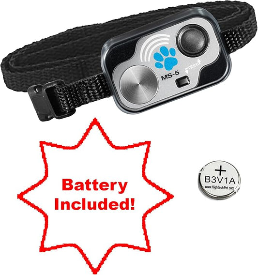 High Tech Pet MS-5 Automatic Pet Door Collar, Genuine Brand Dog Collar for Power Pet Doors - Water Proof, Battery Included - MS-5