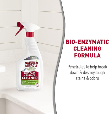 Nature's Miracle Bird Cage & Surface Cleaner,(Pack of 2)