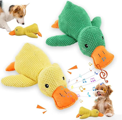 2025 Upgraded Dog Toys, New Durable Calming Duck Toys, Dog Toys for Aggressive Chewers with Soft Squeaker, Fun for Indoor Puppies and Senior Pups (2 Pcs, XL-14.9 * 17.7in)