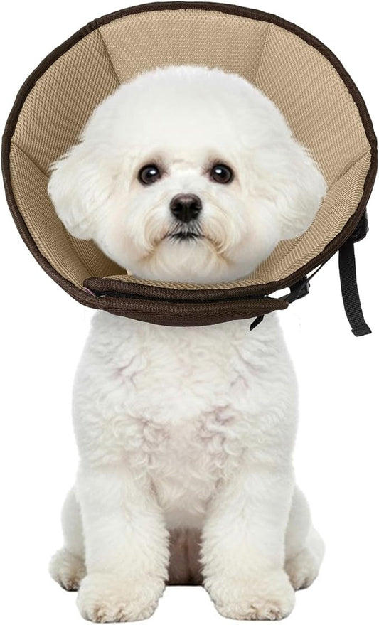 Dog Cone Collar Soft Cone for Medium Dogs After Surgery Adjustable Elizabethan Collar for Dogs to Stop Licking Wounds, Biting Stitches Professional Pet Recovery Cones E-Collar for Dog