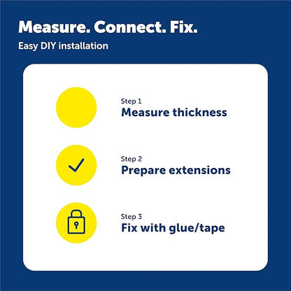 PetSafe SmartDoor Connected Pet Door Tunnel Extension - Long-Lasting Durable 2" Plastic Depth Extender - Quick No Tool DIY Setup for Interior Exterior Wall Installations - Large
