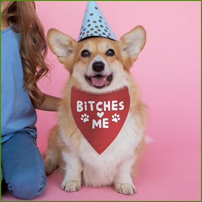 Funny Dog Birthday Bandana Boy Girl Pets Birthday Gift for Large Medium Small Dogs Cute Pet Gifts for Dog Mom Dad Photo Prop Pet Scarf Accessories Christmas Puppy Gifts