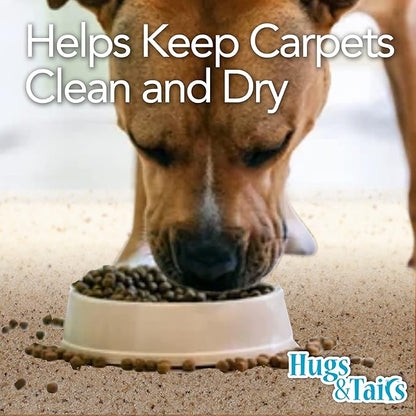 Under Pet Cage Mat for Bird Cages, Reptile Aquariums, Dog Kennels, Water-Resistant Pad for Hard Floors and Surfaces, 46 Inches x 60 Inches, Black