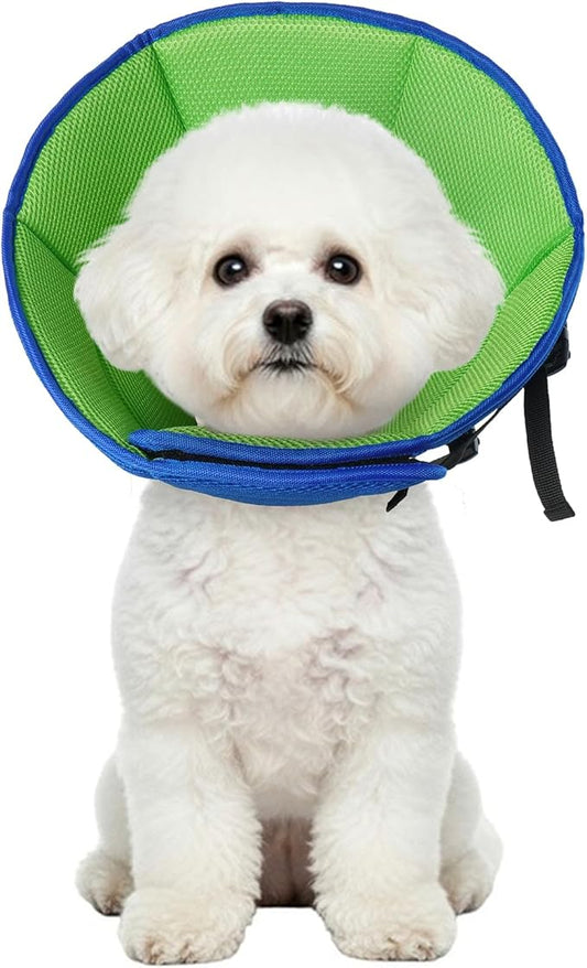 Dog Cone Collar After Surgery, Adjustable Soft Recovery Cone for Small Dogs to Stop Licking, Light-Weight Comfortable Elizabethan Collar for Dogs Anti-Bite Lick Protective Wound