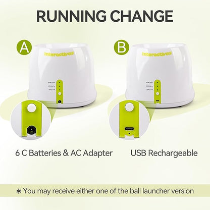 ALL FOR PAWS Automatic Ball Launcher for Dogs Interactive Puppy Pet Ball Indoor Thrower Fetch Machine, 3 Balls Included (2 inch) for Small to Medium Dogs