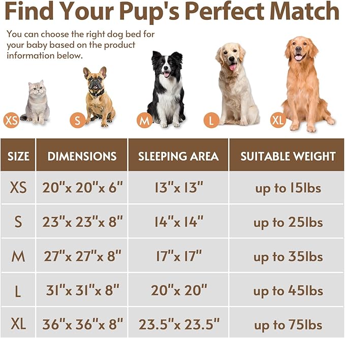 JOLLYVOGUE Calming Dog Bed Medium Size Dog, Anti-Anxiety Donut Medium Pet Bed, 31 inches Fluffy Faux Fur Round Cat Bed, Fits up to 45 lbs Pets (Light Green)