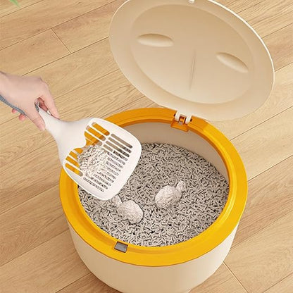 Odor Locking Cats Litter Disposal Can with Press Type Lid for Hygienic and Homes Environment Freshed Air Pet Supply Cats Waste Solution