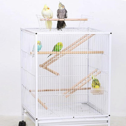 2pcs Bird Wooden Ladder Bird Ladders Wooden Ladder for Bird Cage Parrot Ladder Climbing Toy Birdie Basics (5 & 7 Step)