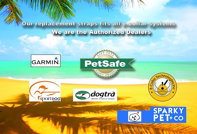Replacement GPS eCollar with Adjustable Bungee, Multi-Hole Design, and Secure Toggle Closure for Small Dogs (Neon Orange, Small Neck)