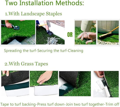 Petgrow Synthetic Artificial Grass Turf 10FTX70FT for Indoor Outdoor Dog Synthetic Grass Mat, Party Wedding Christmas Balcony Garden Astro Turf Rug,Drainage Holes Faux Fake Grass Rug Carpet for Pets