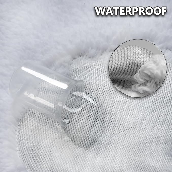Dog Blankets Waterproof Pet Blanket Paw Printing Super Soft Warm Fluffy Facecloth Sofa Car Bed Protector, Urine Proof Washable for Puppy Large Dogs & Cats 60"*80" Beige
