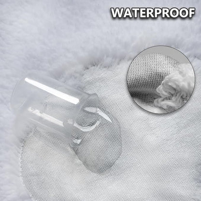 Dog Blankets Waterproof Pet Blanket Paw Printing Super Soft Warm Fluffy Facecloth Sofa Car Bed Protector, Urine Proof Washable for Puppy Large Dogs & Cats 60"*80" Beige