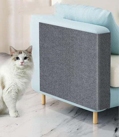 SHENGOCASE 157.5"x15.8" Trimmable Self-Adhesive Carpet Mat Pad Replacement for Cat Tree Shelf Shelves, Cat Wall Furniture Steps, Carpet Scratching Post Scratcher Couch Protector (Dark Grey)