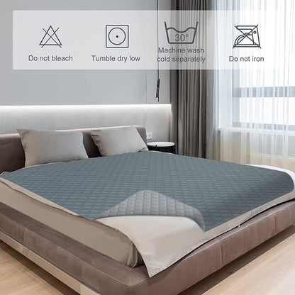 Comsmart Waterproof Couch Cover Dog Cat Blanket, Anti-Slip Liquid Urinary Proof Furniture Blanket, Reversible Pet Blanket Protector for Couch Sofa Bed Car Floor, 82 * 82 in