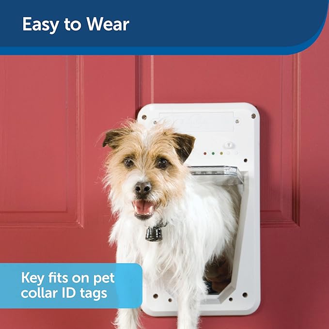 PetSafe Electronic Pet Door Key for Electronic Doggie Door - Battery Operated - Provides Smart, Personalized Access for Your Dogs & Cats While Keeping Out Strays & Wildlife