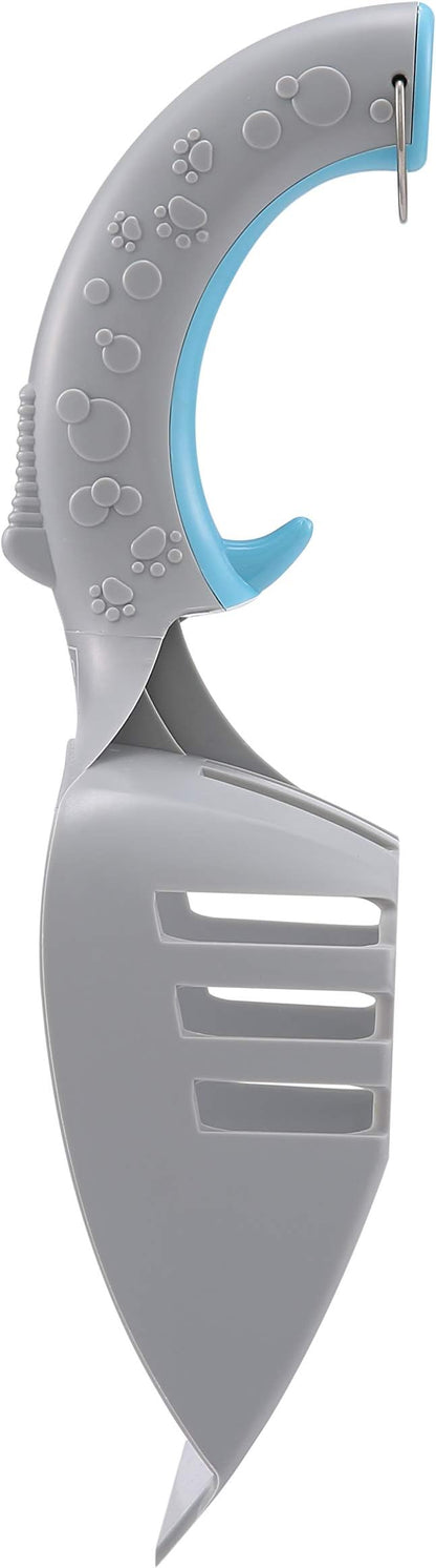 Fresh Step All In One Litter Scoop - Fast and Easy to Use Cat Litter Scooper - Deep Shovel Ergonomic Handle Grip Kitty Litter Scooper to Scoop Away Cat Litter