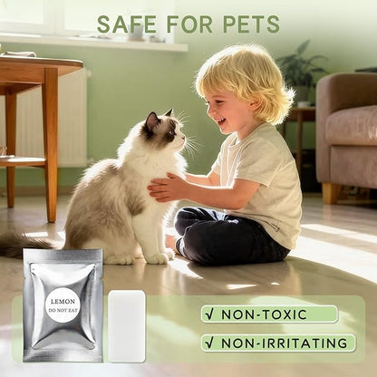 Cat Litter Deodorizer – 99% Odor Removal, Ozone Air Purifier for Pets, Strong Odor Eliminator for Litter Box, Toilet, Closet, Cabinet, Shoe, Garage