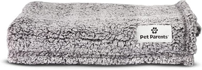 Pet Parents Premium Pet Blanket - Water Resistant Dog & Cat Blanket, Perfect for Crates, Calming, Large, Medium & Small Dogs, Puppy Size: 32x40, Color: Slate