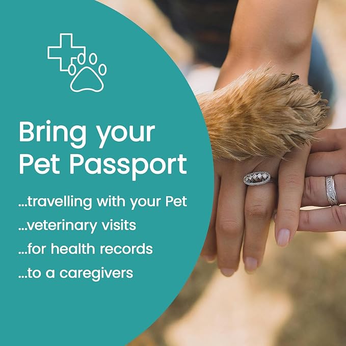 Color Premium PU Leather stitch-sewn US Pet Passport Medical Record for Pet Health and Vaccination English + Spanish for Cat, Dog, Puppy and Kitten (Lime, Single)