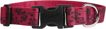 LupinePet 20252 Originals 1" Plum Blossom 12-20" Adjustable Collar for Medium and Larger Dogs